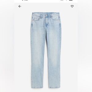 H&M Straight Regular Fit Jeans. NWT!